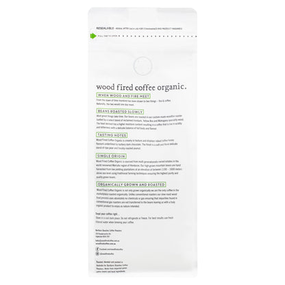 Wood Fired Coffee Organic Ground 500g