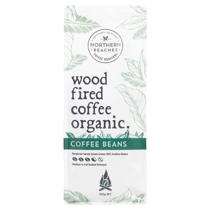 Wood Fired Coffee Organic Beans 500g