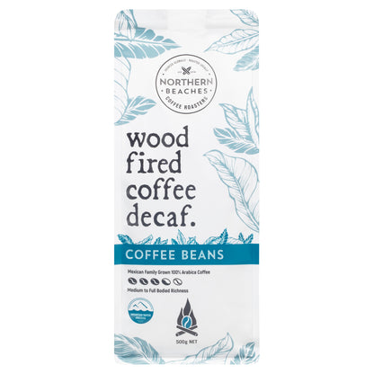 Wood Fired Coffee Decaf Beans 500g
