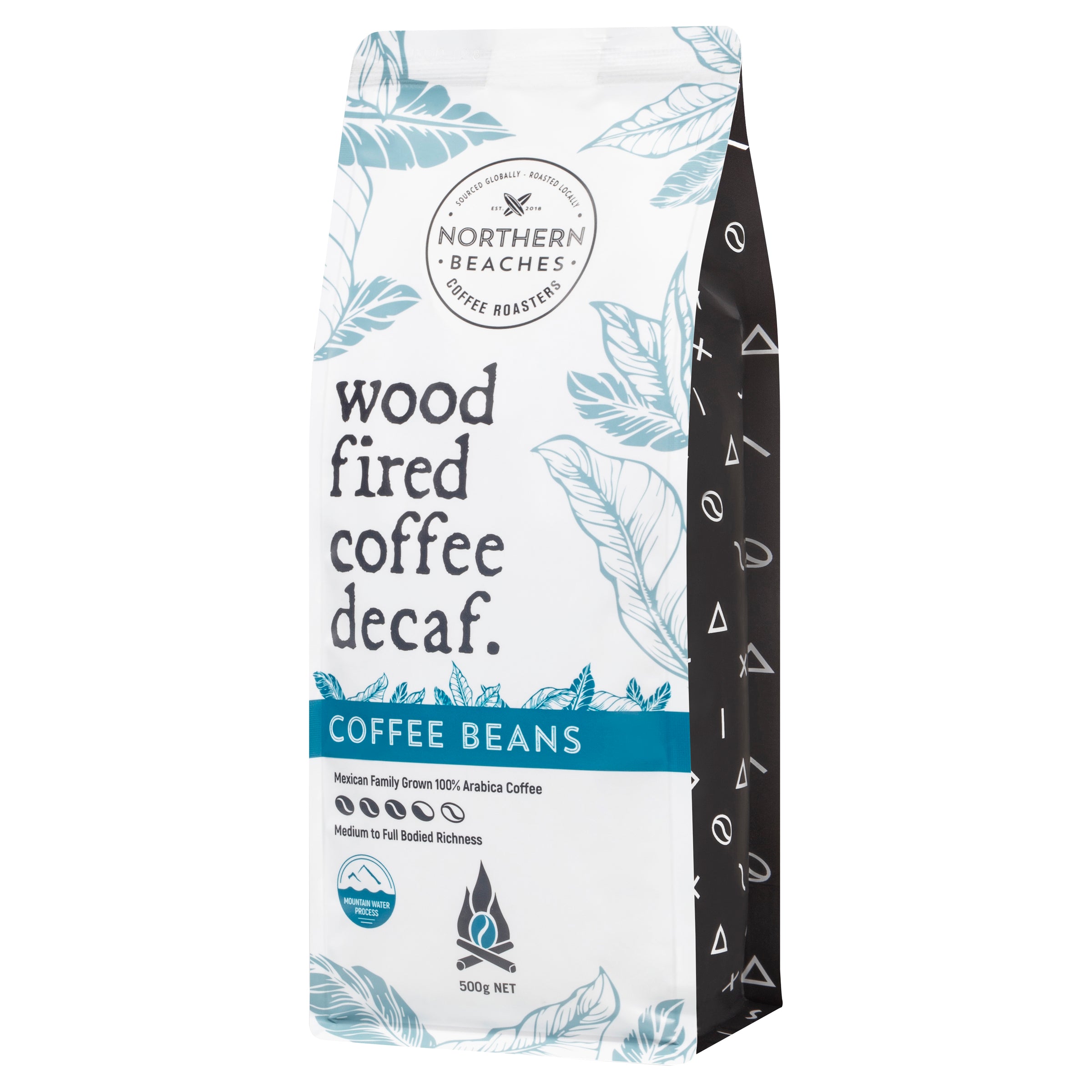 Wood Fired Coffee Decaf Beans 500g